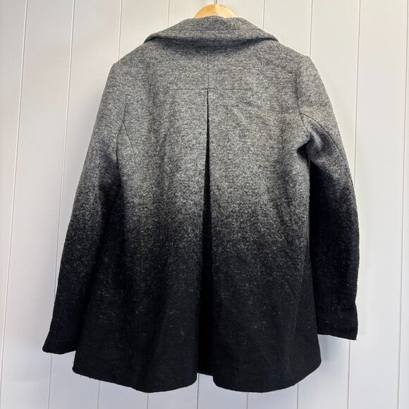 Armani Exchange Womens Winter Outdoors Cozy Wool Blend Ombre Peacoat Size M Chic - Picture 2 of 7